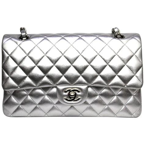 chanel classic bag silver|chanel classic bag online shop.